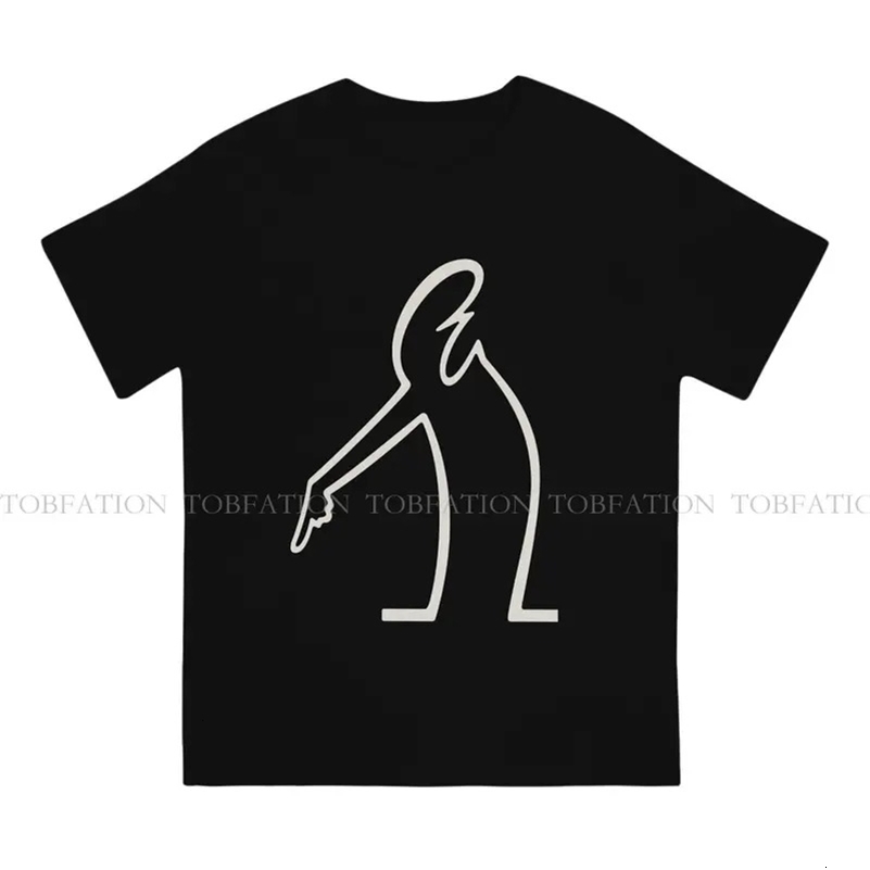 Y2K la line lineman art here tshirt homme Men tees 4XL 5XL 6XL 100% cotton t shirt 240810