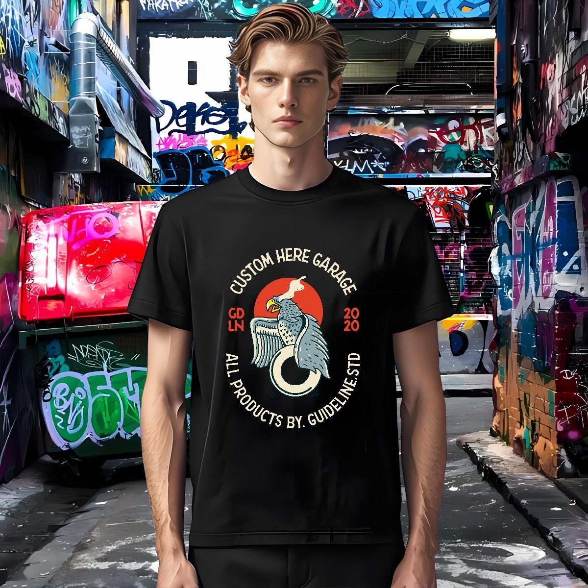 Unisex cool Man T Shirts Street wear Hip Hop Tshirts 230g Pure Cotton Fashion Casual Breathable Oversized Tees