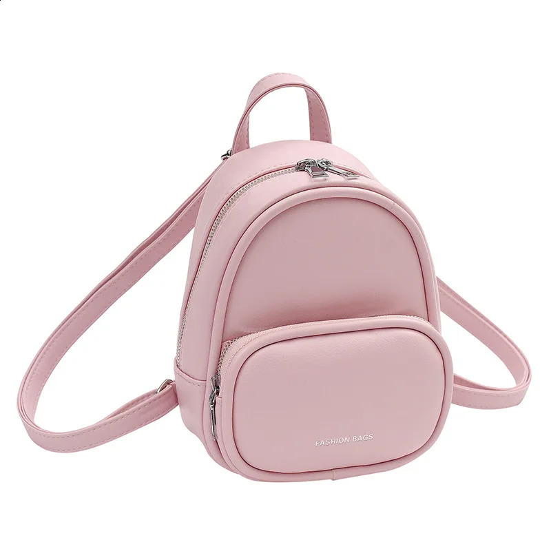 Womens Bag Backpack 2023 Small Square Shoulder Candy Color Fashion Travel Cute 240906