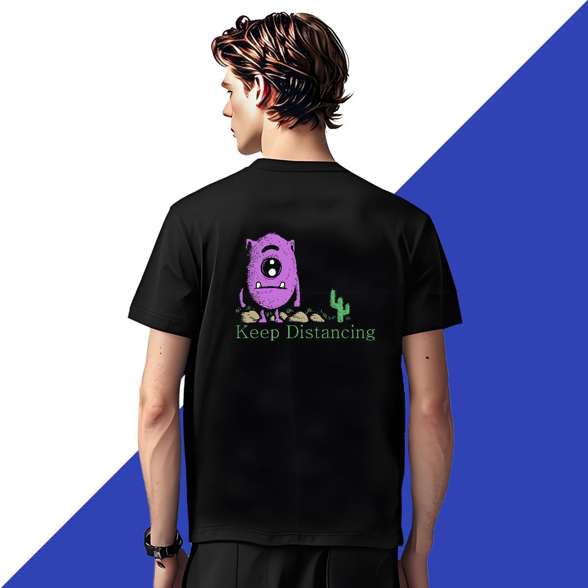 2024 New T-Shirts for Men ET Tops Tees 230g Pure Cotton Street wear Hip Hop Comfortable Oversized 3XL 4XL Crew Neck Breathable Men Tees