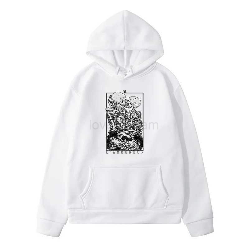 Skull Hug Pattern Printed Men Clothing Mens Sweat-shirt Mens Winter Sweater New in Sweatshirts Man Hoodie Fashion Casual 2024XJ240812