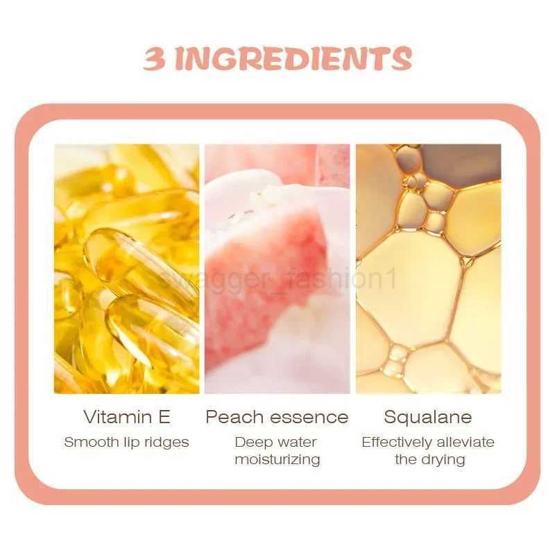 Peach Moisturize Lip Balm Nourish Long-Lasting Anti-Dry Hydration Gel Lip Care Lipstick Natural Moisture Lip Woman CosmeticsXJ240812