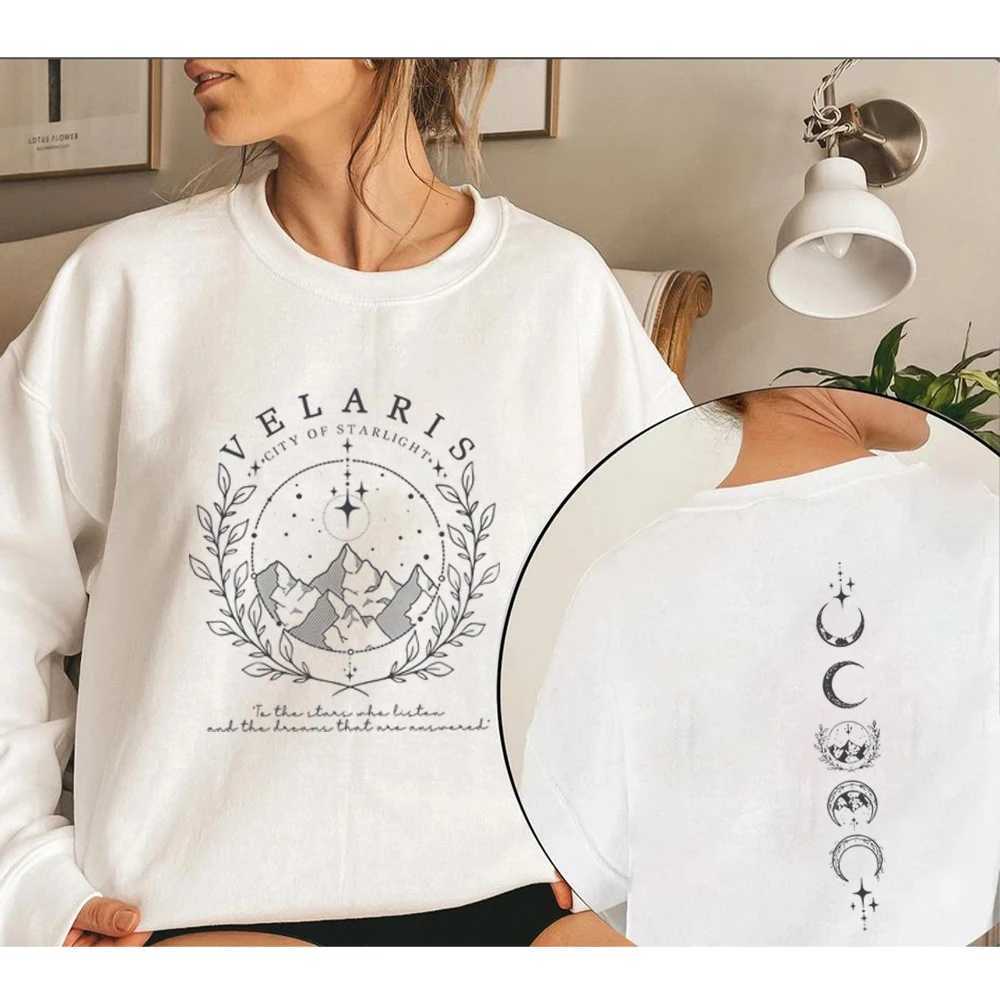 Velaris Sweatshirt Velaris City of Starlight Shirt The Night Court Shirts SJM Merch ACOTAR Hoodie Unisex Long Sleeve Sweatshirts X250212