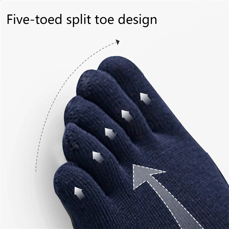5pairs Unisex Men Women Toe Socks Cotton Five Finger Socks Running Breathable Sweat Deodorant Antibacterial Casual Sports Sock 240812