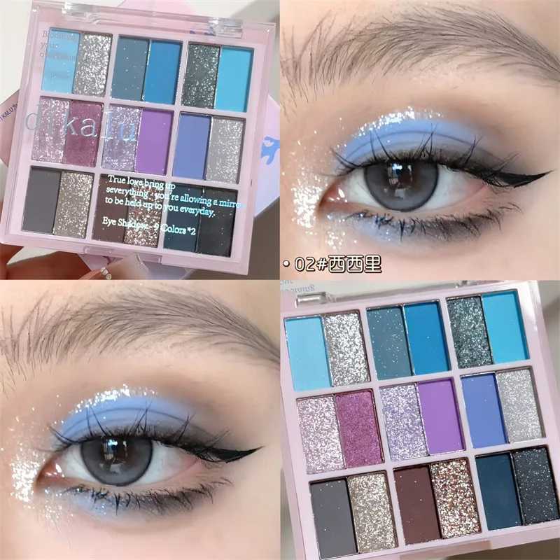 18 Colors Eye Shadow Palette Strawberry Pink Eye Shadow Pearlescent Matte Glitter Eyeshadow Palette Lasting MakeUp Beauty PlateCL240812