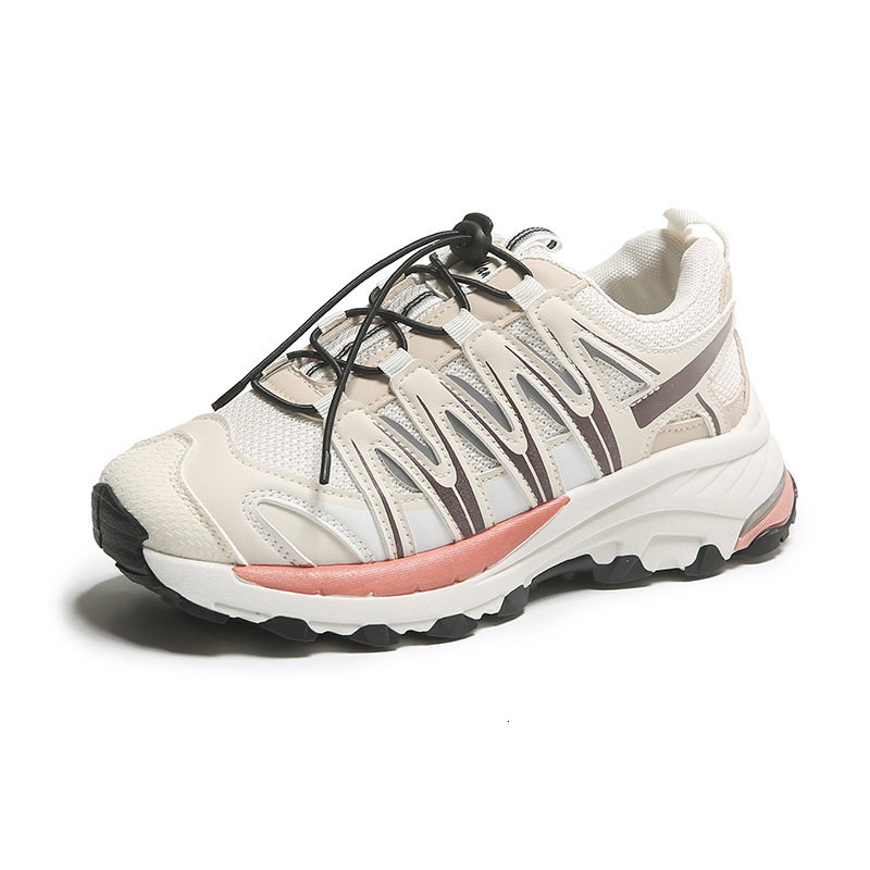 Ddmysports Autumn New Breathable Sports Shoes Thick Soled Dad Students Korean Version Height Increasing Running For Women V Outdoor Shoes