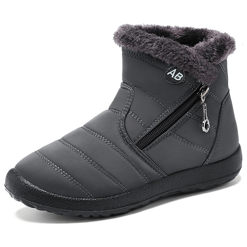 Ddmysports Cotton Shoes Winter New Plush Insulation In Large Cotton Boots Casual Snow For Women Outdoor Shoes