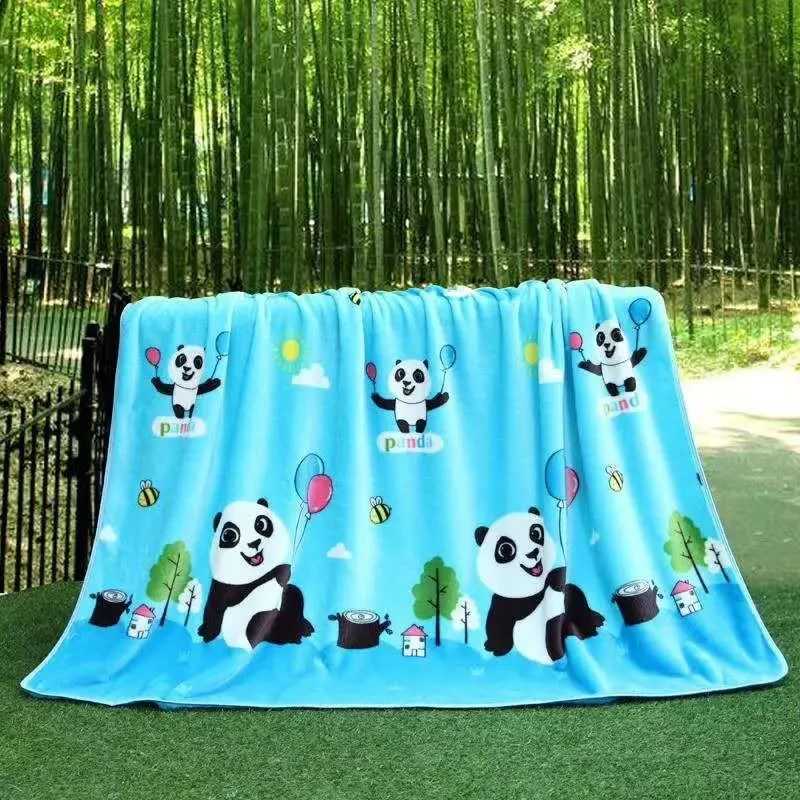 Spring summer newborn blanket childrens lunch break single-layer baby blanket kindergarten blanket office cover blanketW240810