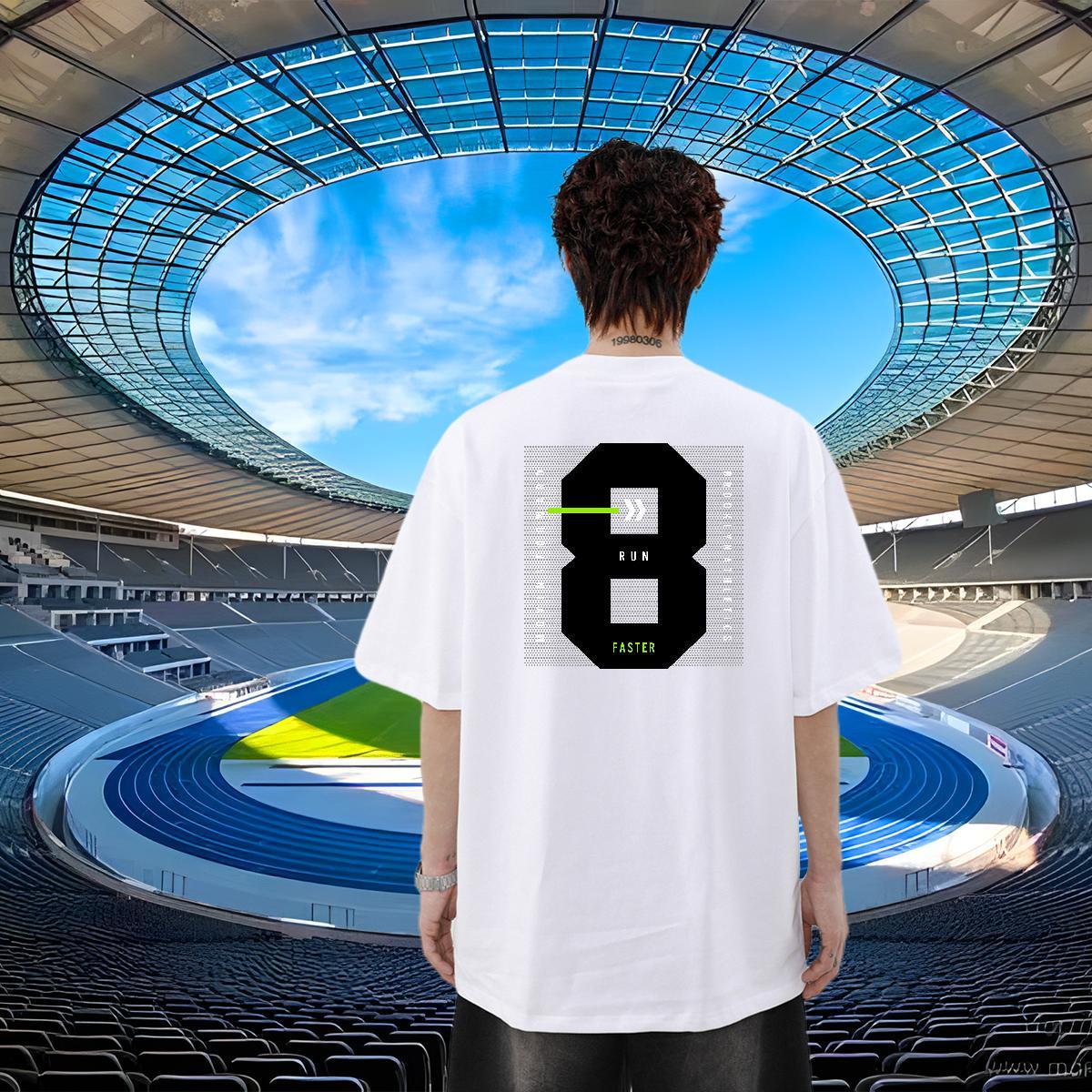 2024 Summer T-Shirts letter Tshirts 100% Cotton 230g Hip Hop Street Soft Black White Short Sleeve Soft Men Tshirts