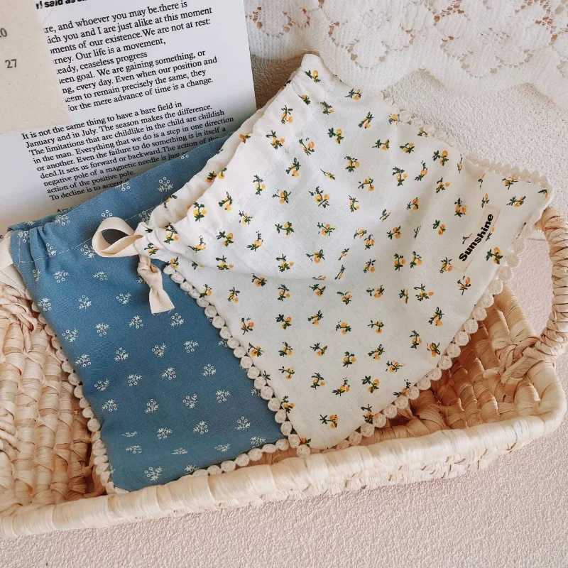 19 * 19CM baby diaper bag printed flower wet diaper cart travel bag outdoor wet diaper storage bag W240812