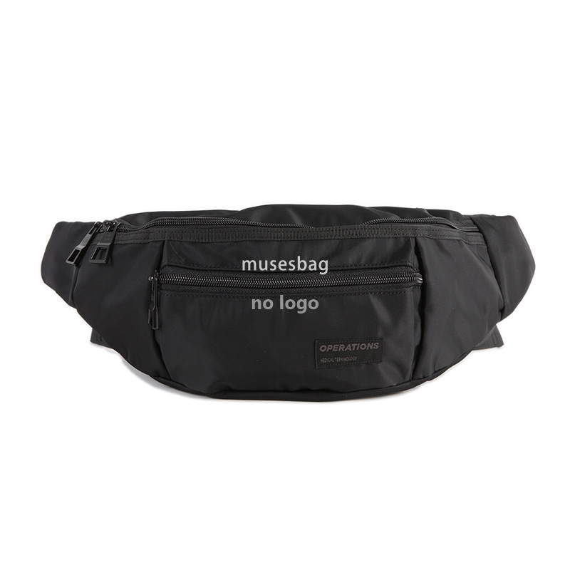 Men's street trend chest bag Oxford cloth casual fashion Fanny pack waterproof outdoor sports crossbody bag Summer riding bag