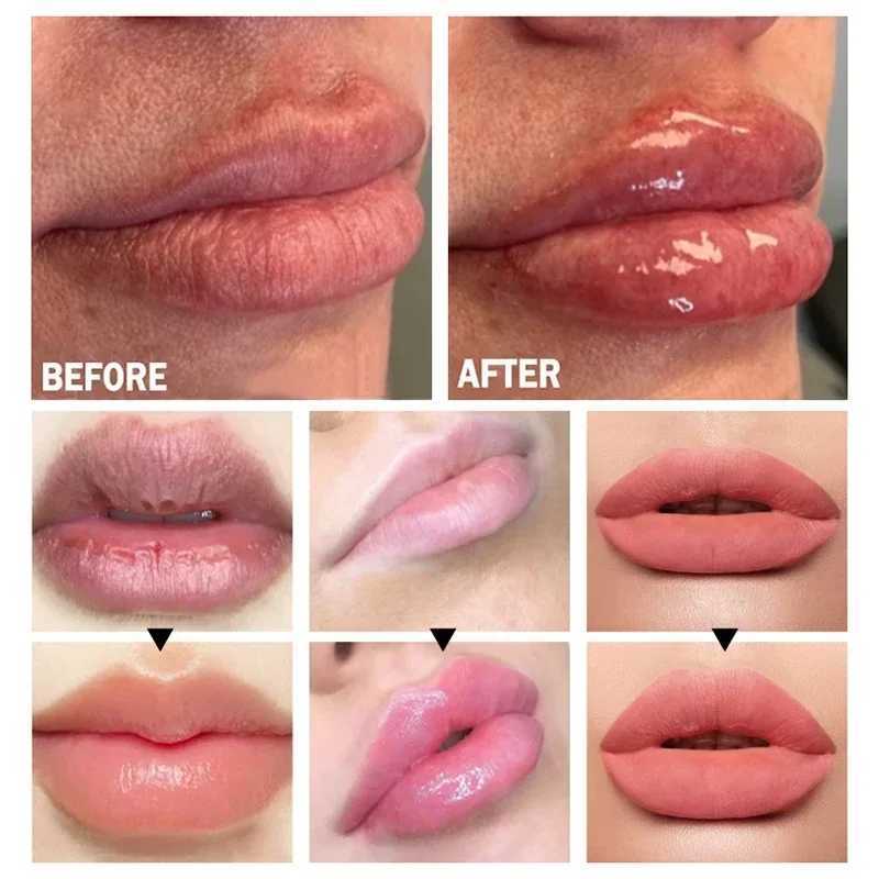 Instant lipstick Oil Volume Moisturizing Fade Lipline Wrinkle Gloss Increase Lip Elasticity Repair Sexy Beauty Lip Care W240810