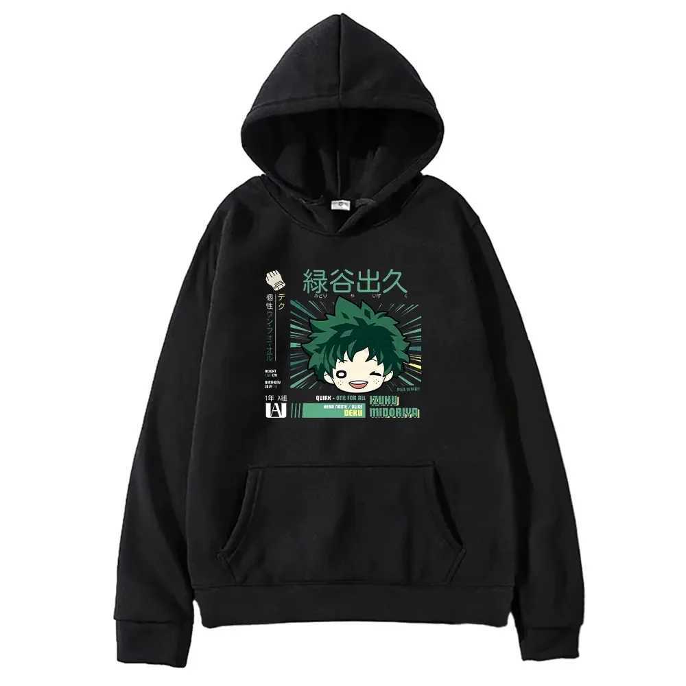 Midoriya Izuku Toga My Hero Academia Hoodies Clothing Women Men Cartoon Printed Sweatshirts Comfortable Oversized StreetwearXJ240812