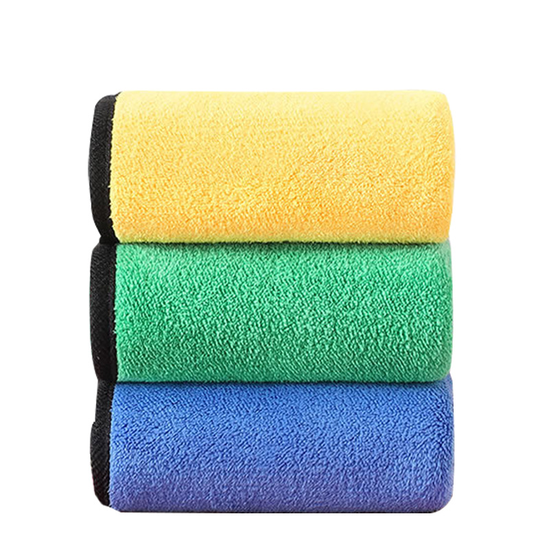 Cleaning Towel Car Wash Towel Thickened Absorbent Coral Velvet Wiping Towel Car Special Cleaning Wipes