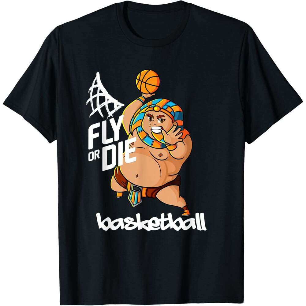 T shirt for Mens Fly or Die The Legend Basketball Slam Dunking Pharoah Outfit T-Shirt Shirts Tshirt Graphic Tee Casual Tops Clothes Short sleeve