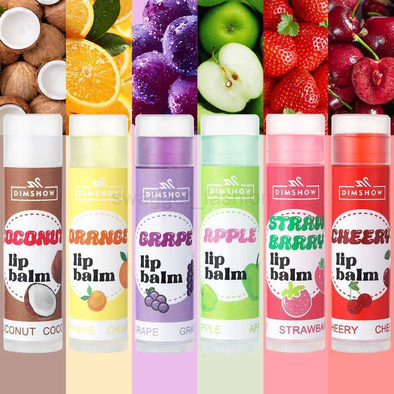 6 flavors of fruit moisturizing lipstick Moisturizing and moisturizing lip mask desalination lip mask lip balmXJ240812