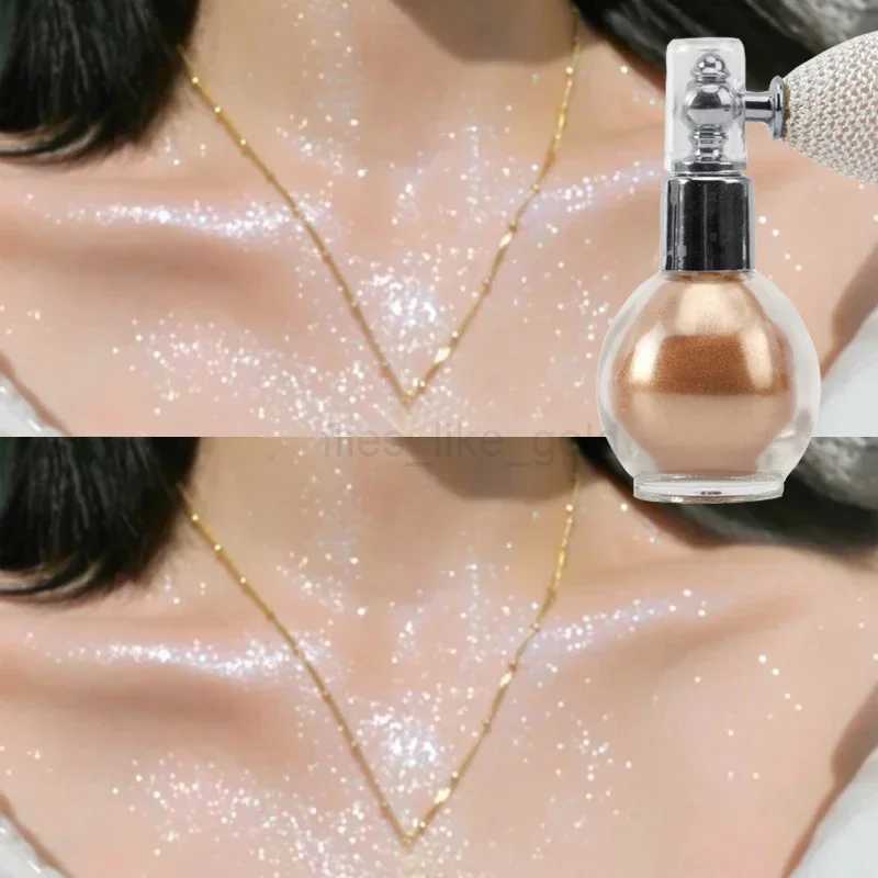 Fashion Highlander Powder Spray Waterproof Flash Powder Spray Micro Light Flash Powder Facial Body Highlight Makeup W240812