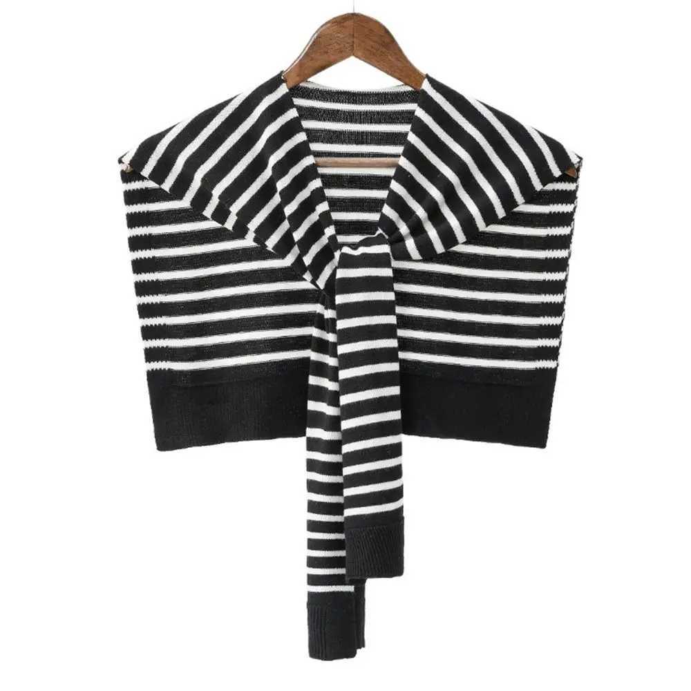 Mens clothing decoration womens shirt shoulder wool Korean scarf knitted shawl strip wrapping womens wool scarf W240810