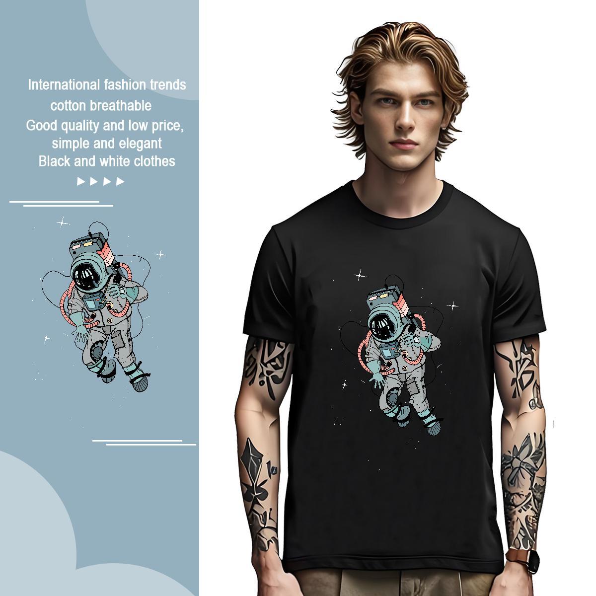 Wholesale T-Shirts 230g 100% Cotton Men Tshirts Casual Beach Crew Neck Oversized 3XL 4XL High Quality Clothings