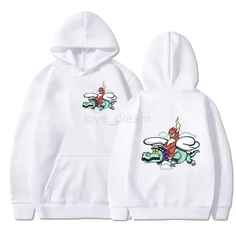 Natanael - Mens and Womens Hooded Sweatshirt hip-hop style mens sweater printed design oversized fashionableXJ240812