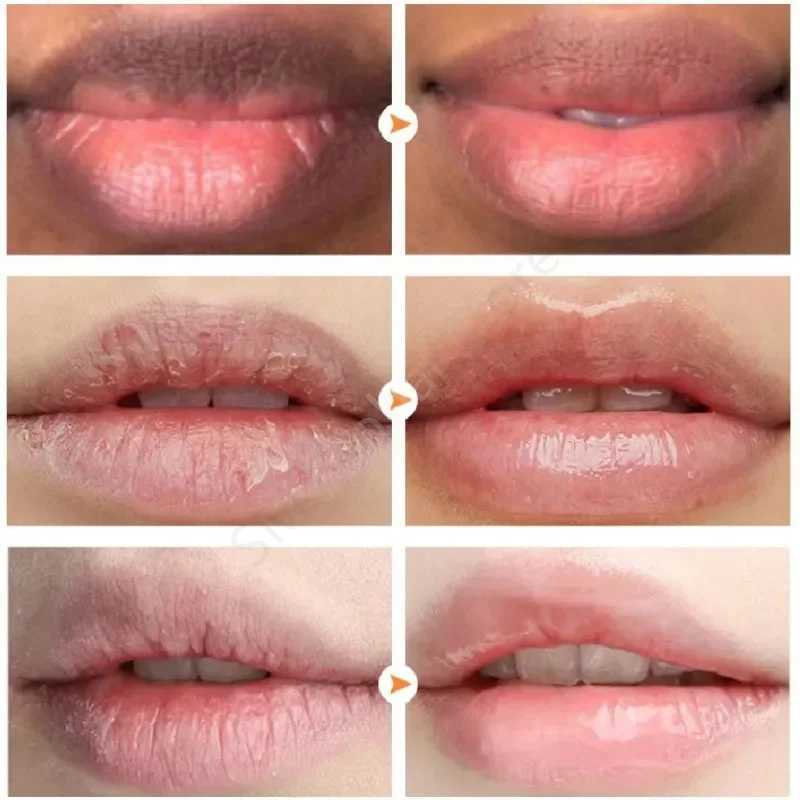 Herbal lipstick for cold sore treatment Lip repair Anti wrinkle anti dry crack exfoliating scrub moisturizing lipstick W240810