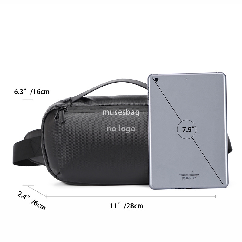 New fashion brand chest bag men's backpack commuting waterproof crossbody bag Fashion waist pack shoulder bag casual messenger bag backpack
