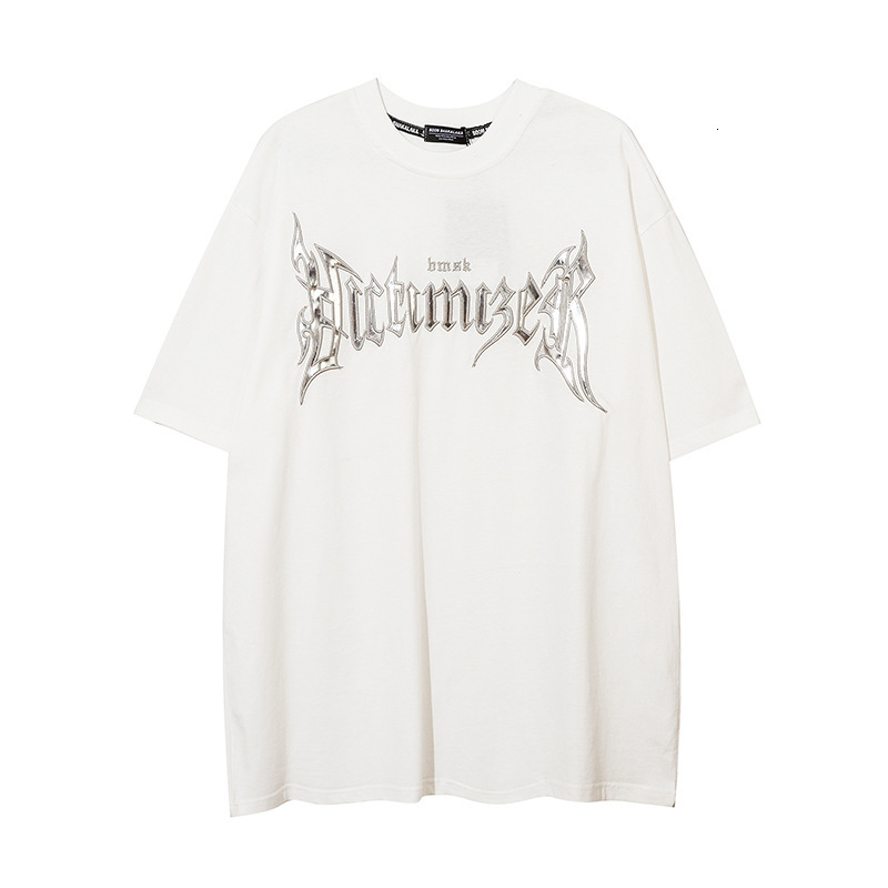 Mens Clothing Design Sense China-chic Style Cool Fashion American Street Small Crowd Couple Clothes Ins Short Sleeved T-shirt