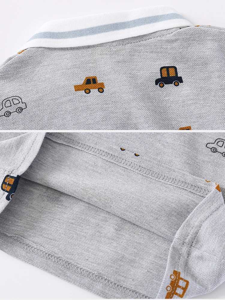 Fashion T-shirts for Boys Outfit Clothes Kids POLO Summer Children Polo Shirt High Quali Clothing Boy Tshirts Cotton Tops TeesXJ241225
