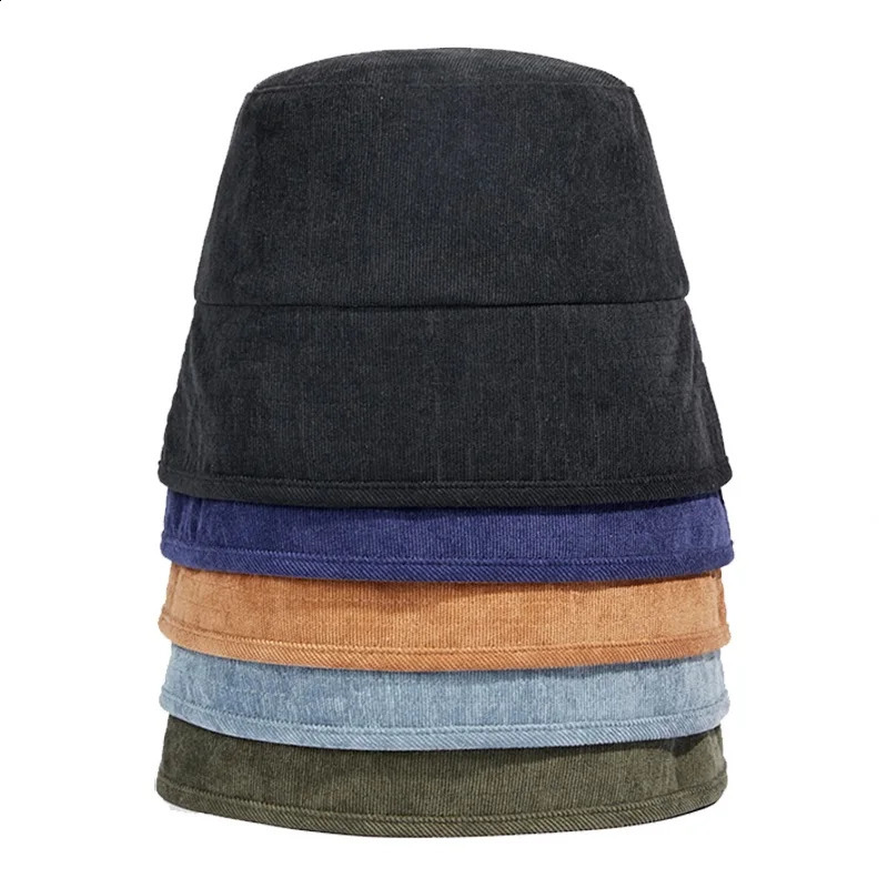 four seasons Deep Panama Autumn Winter Mens Bob Hip Hop Bucket Hat Male Outdoor Fisherman Hat Solid Face Cap Sun Hat Gorras 240806