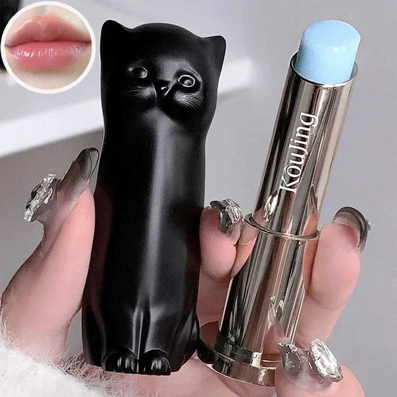 Discolor lipstick Moisturizing Cat lipstick High value Long lasting nourishing Colorless lipstick Soft base exfoliating lipstick W240810