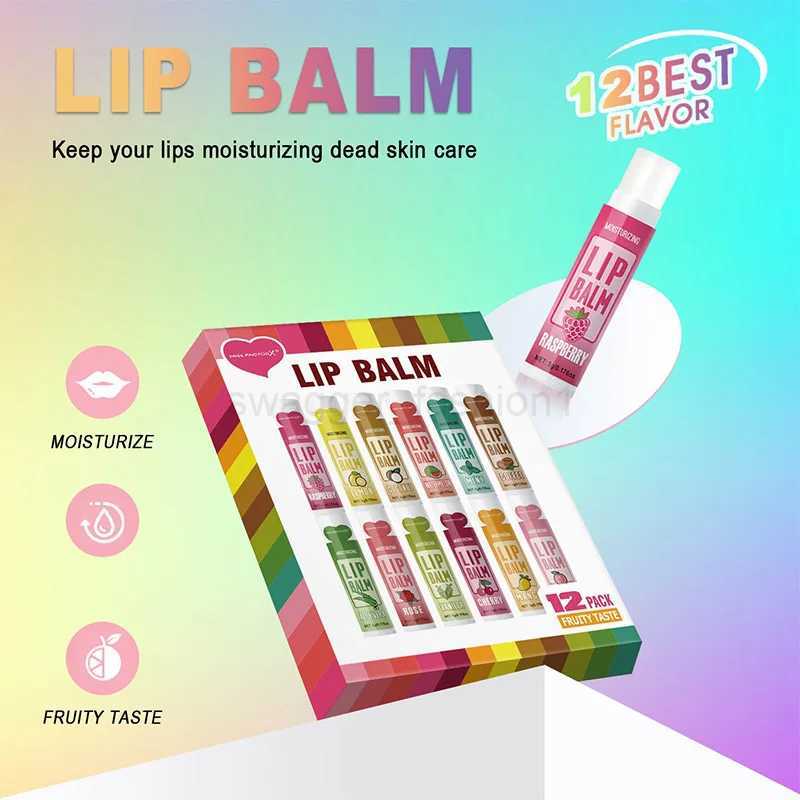 Lipstick Moisturize Lip Balm Kit Brightener Long Lasting Anti Drying Gel Lipstick Reduces Lip Lines Nourishing Lip Care NewXJ240812