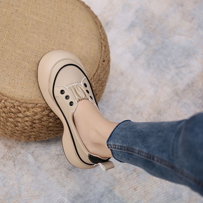 Ddmysports Summer Thick Soled Eight Raising Baotou Sandals For Women New Style Ollow Breathable Sponge Cake Sports And Leisure Single Shoes Outdoor