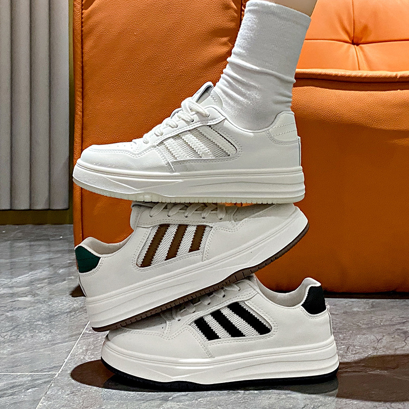 Ddmysports Summer New Breathable Little White Thick Sole Matsuke Korean Edition Versatile Sports Board Shoes Women BN Outdoor