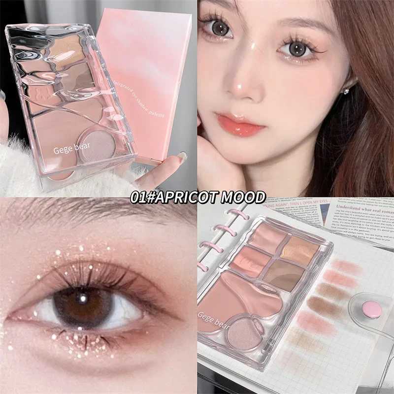 Glitter Eyeshadow Palette Pink Shimmer Matte Highlights Pearly Eye Shadow Korean Charming Eye Makeup Shiny Eyes Pigment CosmeticCL240812