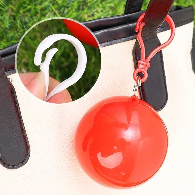 10/1PCS Disposable Raincoats Ball Portable Keychain Rain Coat Balls Outdoor Camping Emergency Coat Waterproof Rain Ponchos Cloak Y240810