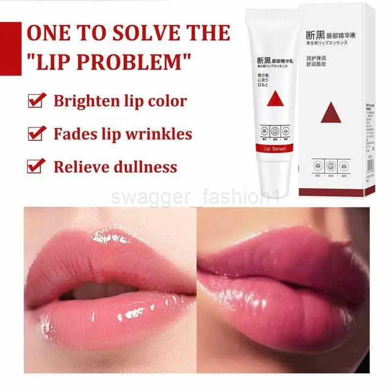 Reduce Lip Fine Lines Lip Balm Exfoliating Fade Black Lip Products Moisturizing Nourish Brighten Repair Lip Lines Care CosmeticsXJ240812