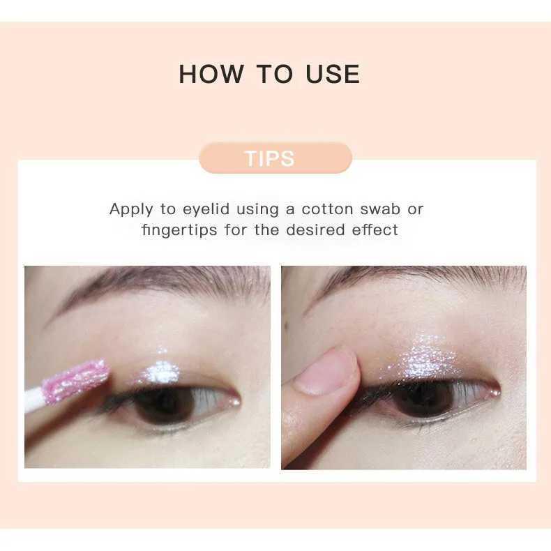 Judydoll Glittering Liquid Waterproof Charming Eyeshadow 8 colors-Rich Colour Beauty Cosmetic MakeUpCL240812