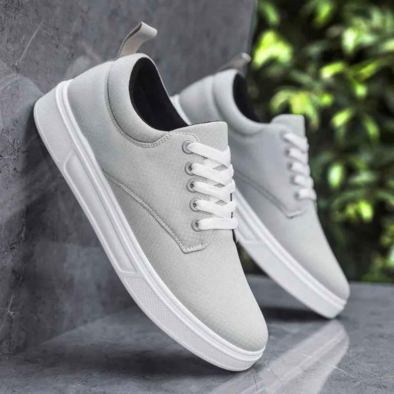 Big size special mens shoes four seasons fashion soft soled small white shoes M108 240812