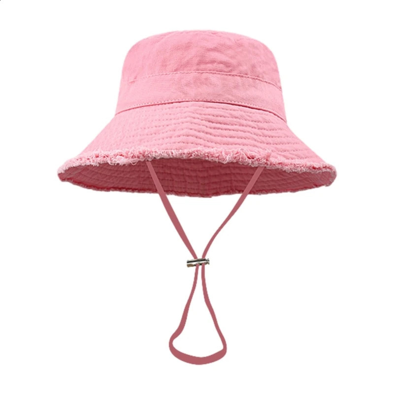 Adult Summer Bucket Hat Cute Ladies Outdoor Sports Fishermans Leisure Spring Sunscreen 240812