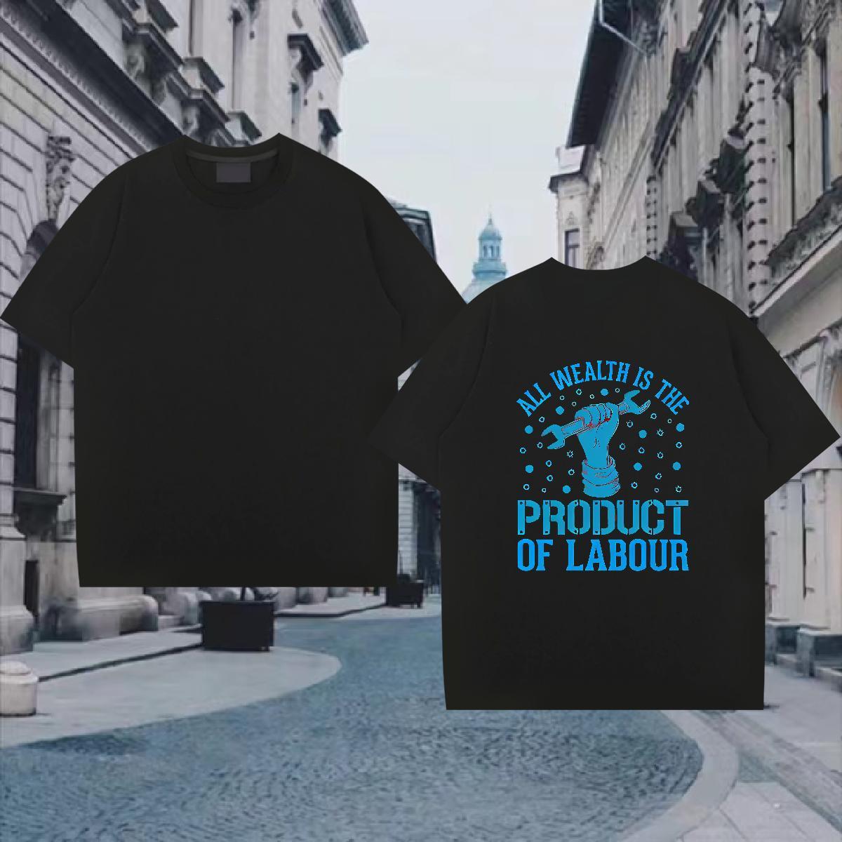 Custom Mens T Shirts letter Clothes 230g Cotton Casual Daily Wear Brand Anime Print O-Neck Short Sleeve Men Tops Tees