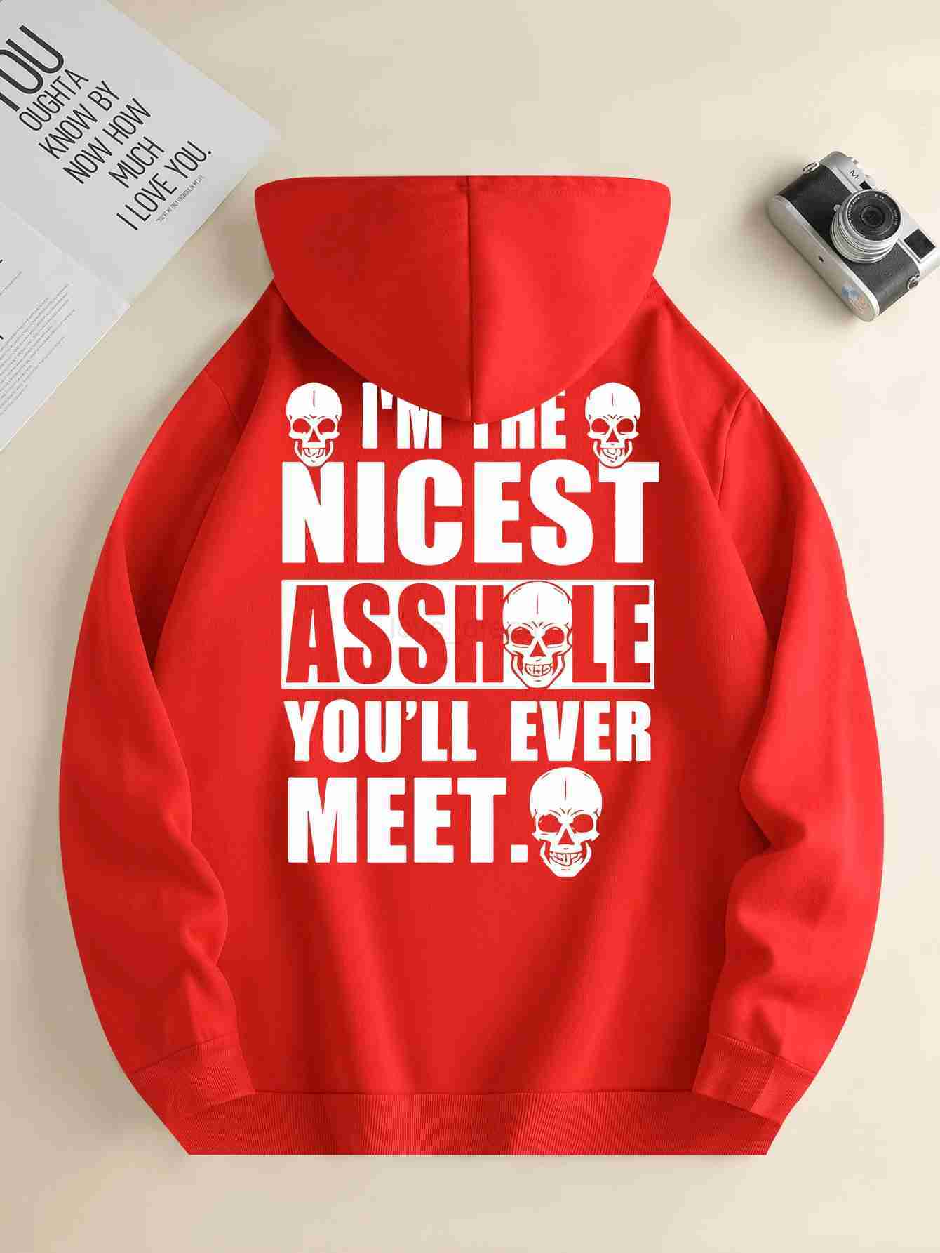 Mens new fashion hoodie casual daily drawstring hooded sweatshirt monogrammed front kangaroo pocket mens jacketXJ240812