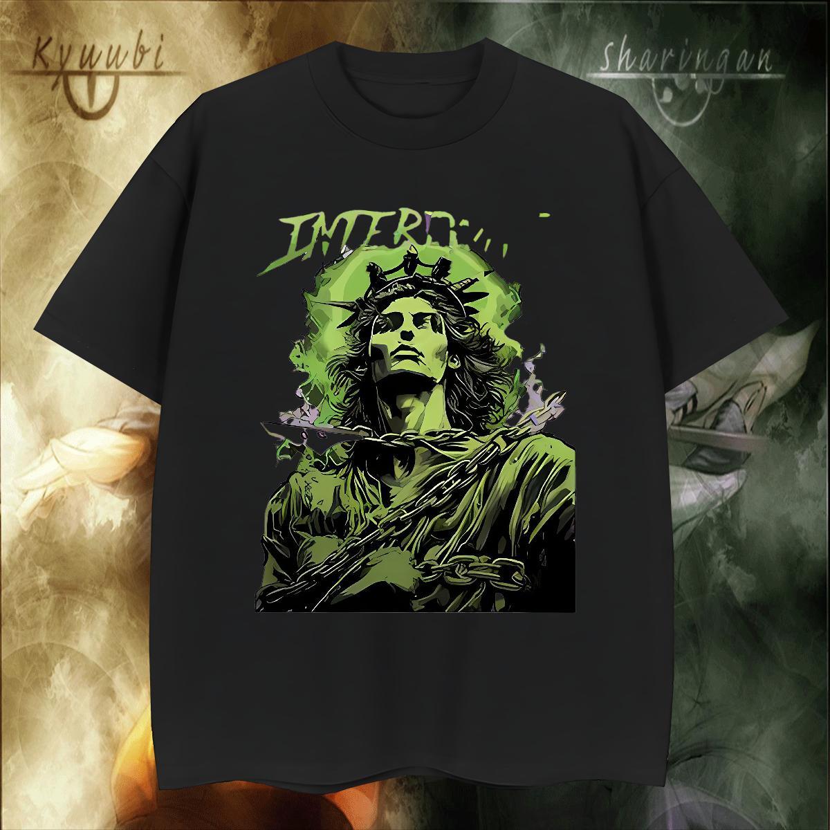 Fashion 100% Cotton 230g T Shirt For Man Sport Men Tops Tees Polos Breathable Crew Neck Designer Cartoon Print