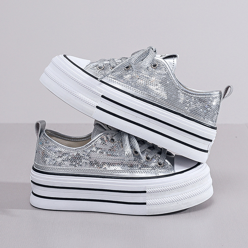 Ddmysports Canvas Women S Summer New Student Korean Edition Instagram Versatile Thick Sole Board Spring Casual Shoes BR Outdoor