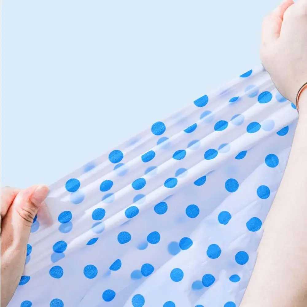 Dots Children Hooded Raincoat Portable Non Disposable EVA Boys and Girls Rain Gear Buttons Rain Poncho Kids Rain Cape Children Y240810