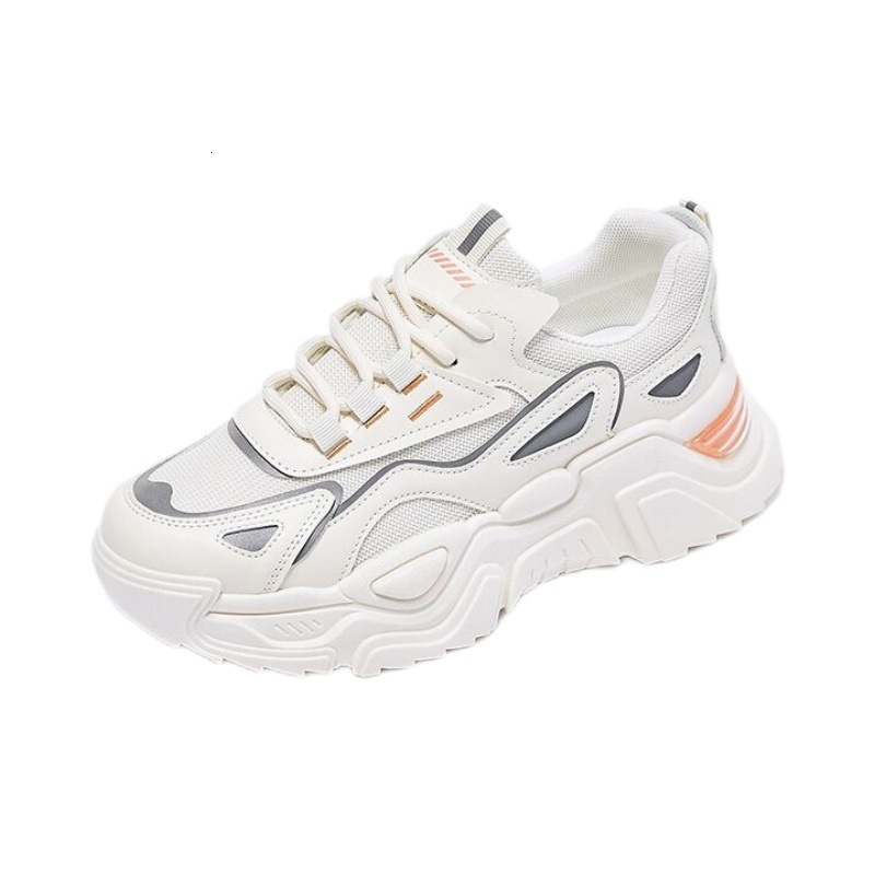 Ddmysports Dad S Instagram Trend New Autumn Versatile Thick Soled Breathable White Women Shoes Height Increasing Casual Sports Outdoor Shoes