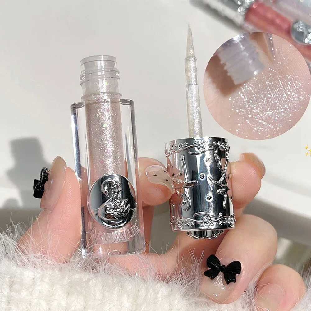 Liquid Eyeshadow Pearlescent Shimmer Long Lasting Monochrome Pearly Fine Sparkling Sequins Eye Shadow Highlighter Quick DryingCL24812
