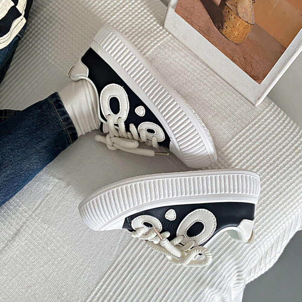 Ddmysports Spring New Panda Songcake Versatile Casual Thick Sole Student Korean Daily Board Shoes Live Broadcast XT Outdoor