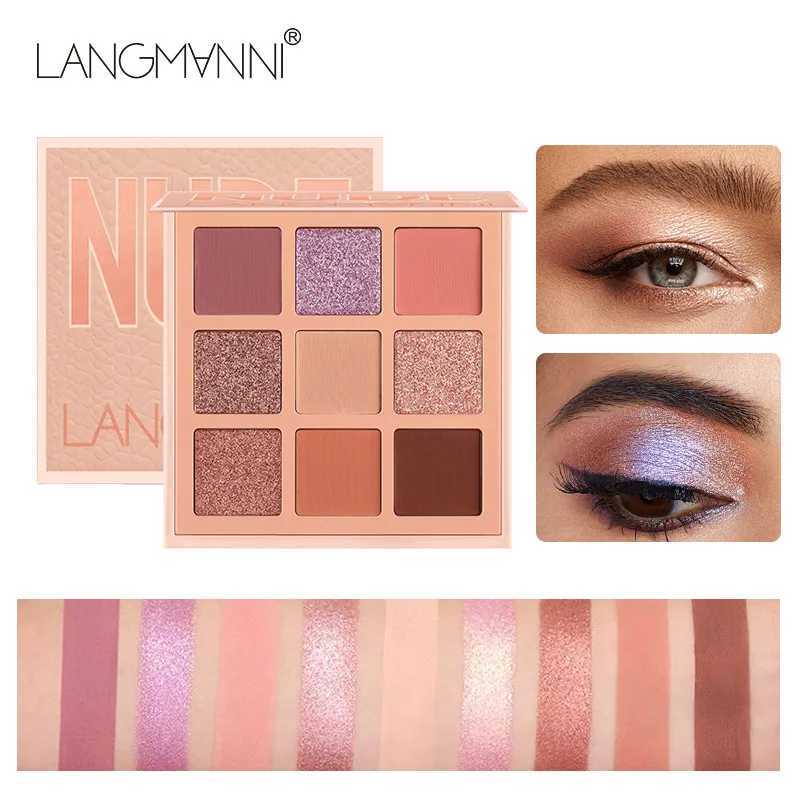 9-color eye shadow palette low light and matte durable radiation free high pigment smooth can be mixed suitable for day and night appearanceW241212