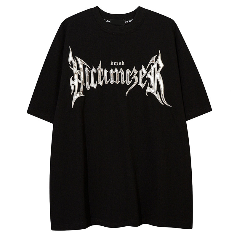 Mens Clothing Design Sense China-chic Style Cool Fashion American Street Small Crowd Couple Clothes Ins Short Sleeved T-shirt