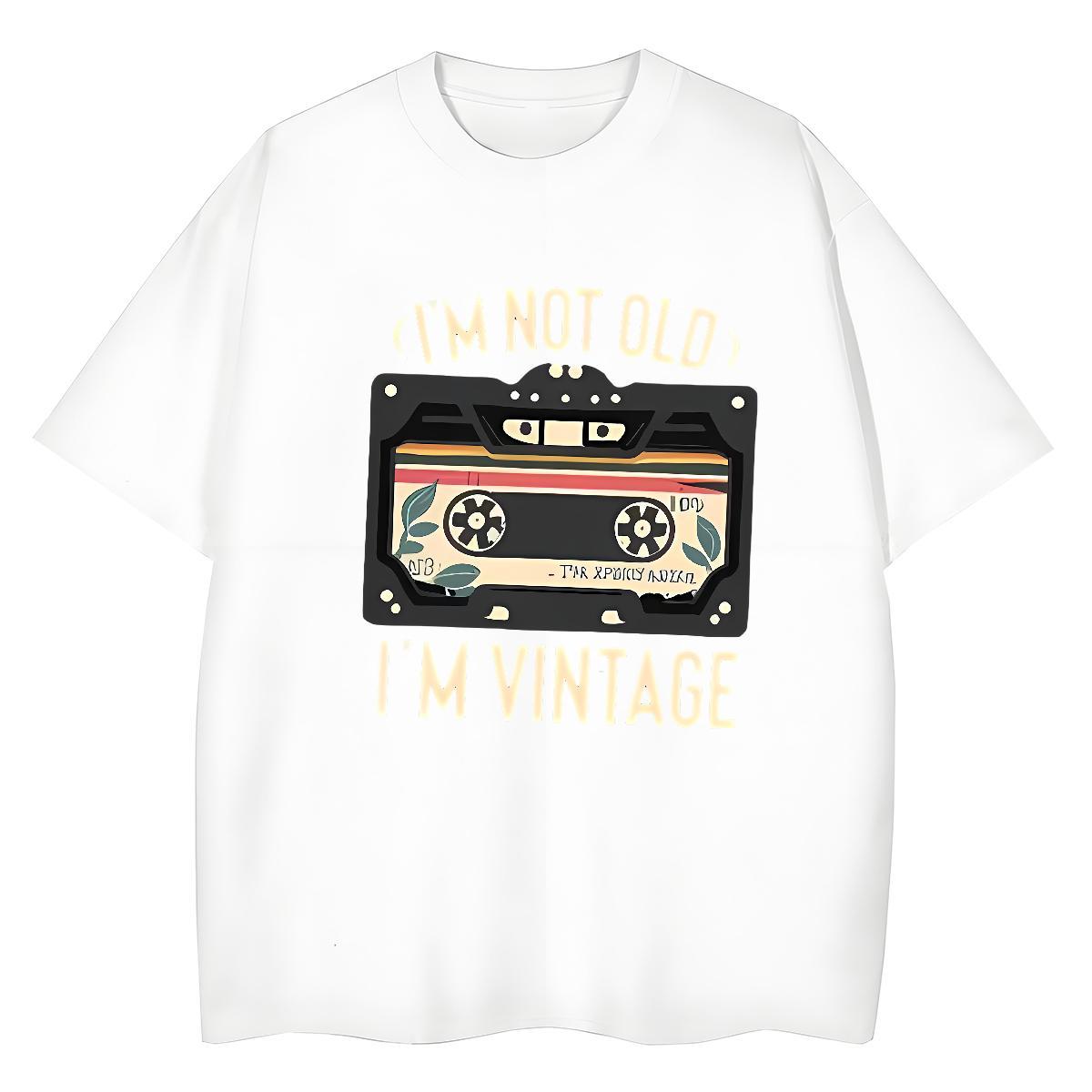 Wholesale Men Tees Casual Beach 230g Cotton Cartoon Print Breathable return to the ancients T-Shirts for Men Casual New Wear